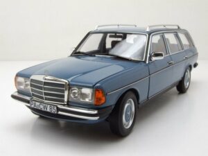 Norev Modellauto Mercedes 200 T-Modell Kombi 1980 blau Modellauto 1:18 Norev