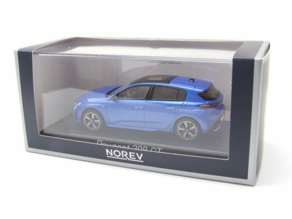 Norev Modellauto Peugeot 308 GT 2021 blau metallic Modellauto 1:43 Norev