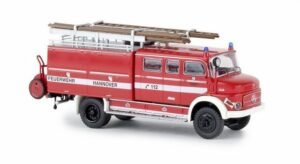 Brekina Modellauto Brekina H0 1/87 47133 Mercedes LAF 1113 LF 16 mit Rolläden Feuerwehr