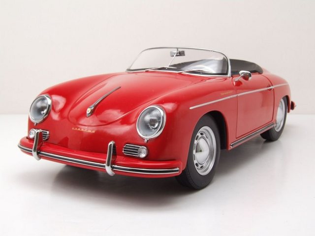 KK Scale Modellauto Porsche 356 A Speedster 1955 rot Modellauto 1:12 KK Scale