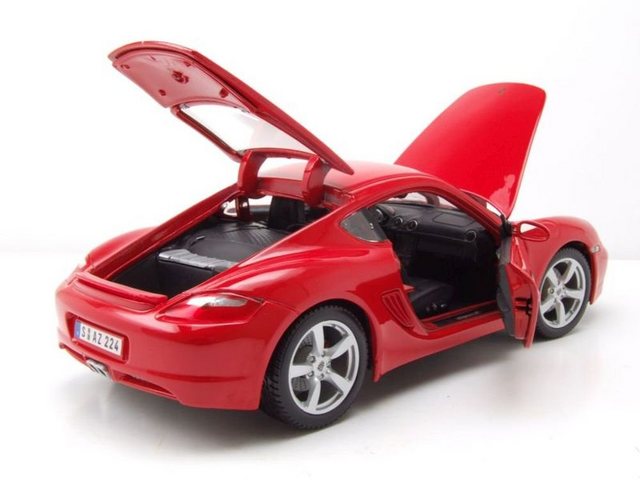 Maisto® Modellauto Porsche Cayman S rot Modellauto 1:18 Maisto