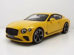 Norev Modellauto Bentley Continental GT 2018 gelb Modellauto 1:18 Norev