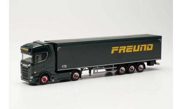 Herpa Modellauto Herpa 315173 Scania CS20 Schubbo-Sz Freund