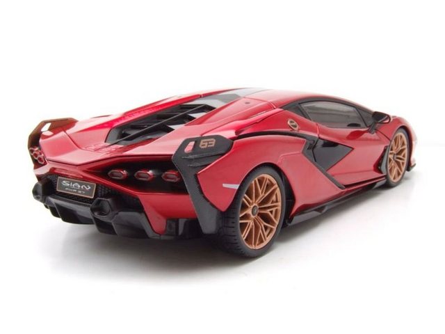 Bburago Modellauto Lamborghini Sian FKP 37 2019 rot Modellauto 1:18 Bburago