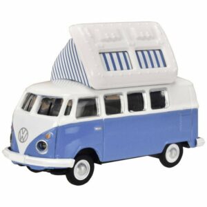 Schuco Modelleisenbahn-Straße H0 VW T1 Campingbus mit geöffnetem Campingdach