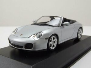 Maxichamps Modellauto Porsche 911 (996) 4S Cabrio 2003 silber Modellauto 1:43 Maxichamps