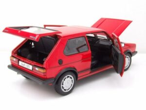 Welly Modellauto VW Golf 1 GTI Pirelli 1982 rot Modellauto 1:18 Welly