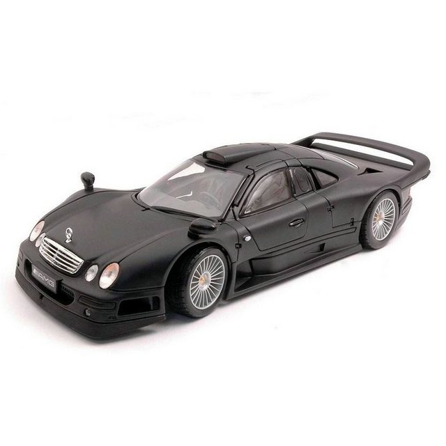 Maisto® Modellauto Mercedes CLK-GTR Streetversion (matt-schwarz)