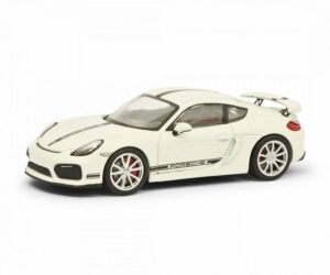 Schuco Modellauto 450758800 Schuco Porsche Cayman GT4 weiß 1:43