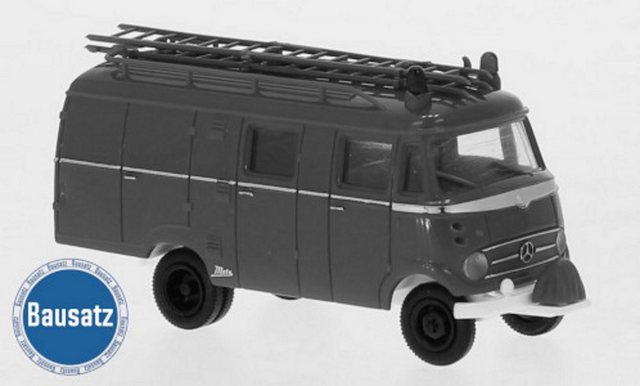 Brekina Modellauto Brekina H0 1/87 10207 Mercedes Bauteile für einen MB LF319 LF8 rot