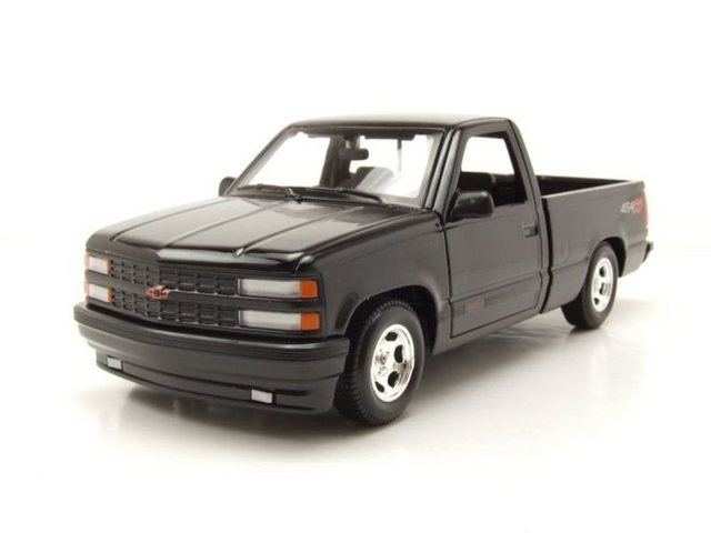 Maisto® Modellauto Chevrolet 454 SS Pick Up 1993 schwarz Modellauto 1:24 Maisto