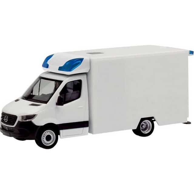 Herpa Modelleisenbahn-Straße H0 Mercedes Benz Sprinter 18 Fahrtec RTW (neuer