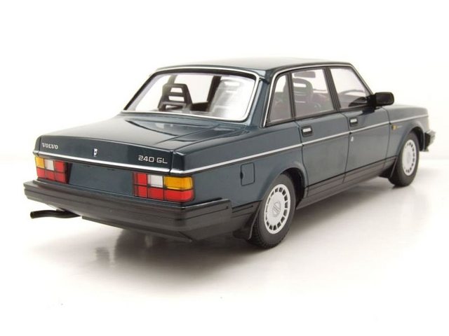 Minichamps Modellauto Volvo 240 GL 1986 petrol blau metallic Modellauto 1:18 Minichamps