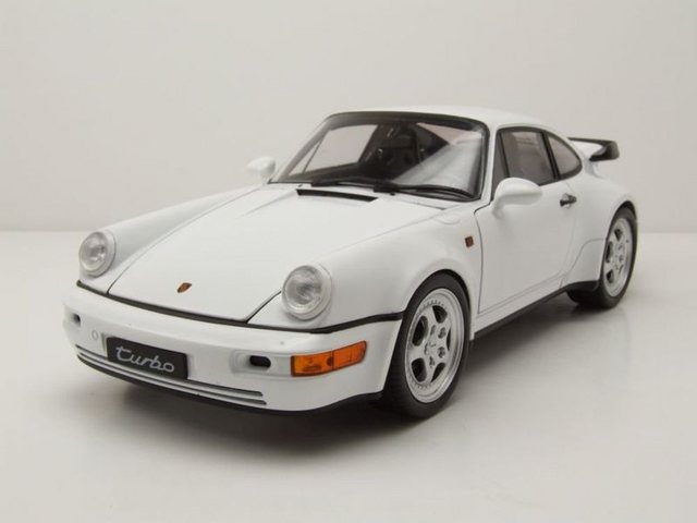 Welly Modellauto Porsche 911 (964) Turbo weiß Modellauto 1:18 Welly