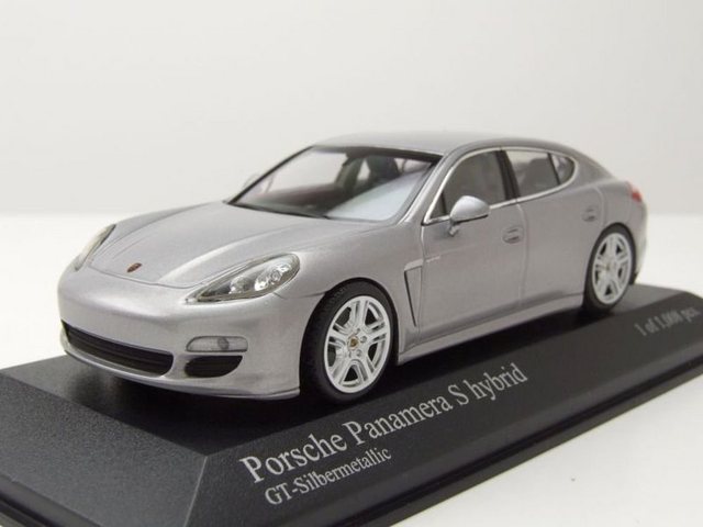 Minichamps Modellauto Porsche Panamera S hybrid 2011 silber Modellauto 1:43 Minichamps