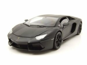 Welly Modellauto Lamborghini Aventador LP700-4 2011 matt schwarz Modellauto 1:18 Welly