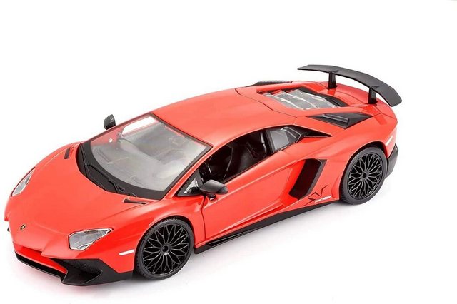 Bburago Modellauto Lamborghini Aventador LP 750-4SV (rot)