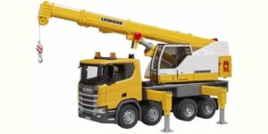 Bruder Spielwaren Modellauto Scania Super 560R Liebherr Kran-LKW L+S