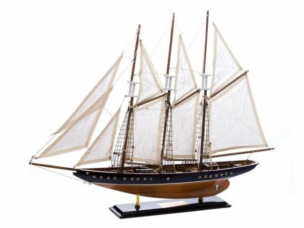 Aubaho Modellboot Modellschiff Atlantic Segelschiff Segelyacht Yacht Schiff 71cm kein Bausatz