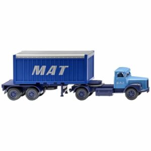 Wiking Modelleisenbahn-Straße H0 Containersattelzug 20' (Scania) M.A.T