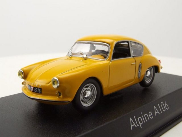 Norev Modellauto Alpine Renault A106 1956 gelb Modellauto 1:43 Norev