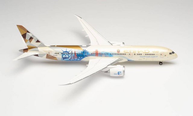 Herpa Modellflugzeug Herpa Wings 571340 B787-9 Etihad