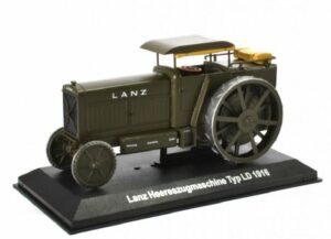 Hachette Modelltraktor Historischer Traktor 1916 Lanz Heereszugmaschine Typ LD grün 1:43