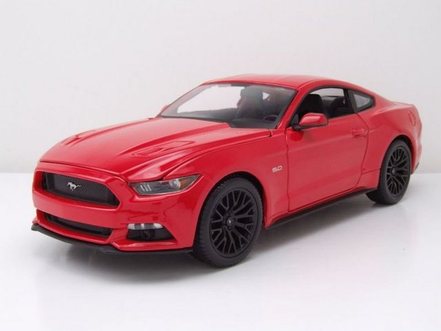 Maisto® Modellauto Ford Mustang GT 2015 rot Modellauto 1:18 Maisto