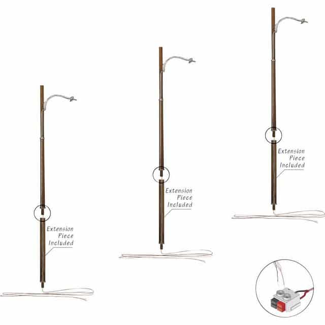 Woodland Scenics Modelleisenbahn-Signal N 3er-Set Holzlaterne