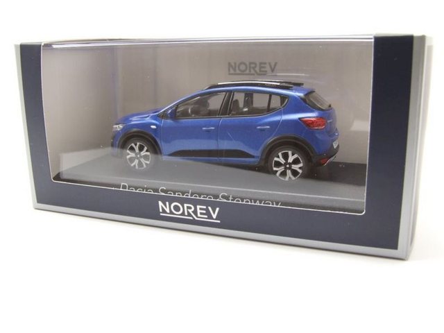 Norev Modellauto Dacia Sandero Stepway 2021 blau Modellauto 1:43 Norev