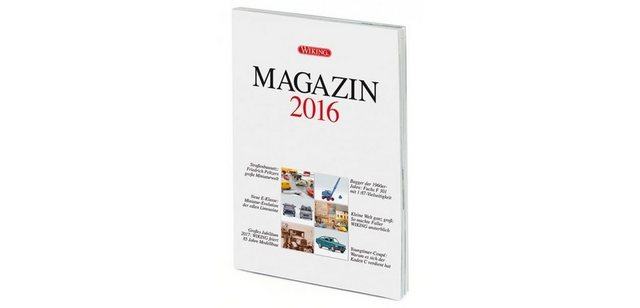 Wiking Modellauto Wiking 623 WIKING-Magazin 2016 - NEU