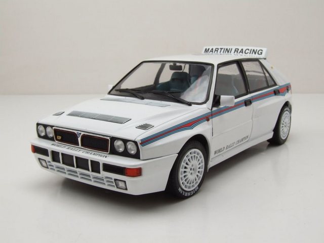 Solido Modellauto Lancia Delta HF Integrale Evo 1 Martini 6 1992 weiß Modellauto 1:18