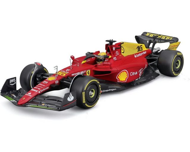 Bburago Modellauto Ferrari F1-75 2022 #16 Leclerc