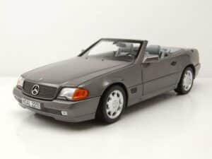 Norev Modellauto Mercedes 500 SL Cabrio R129 1989 grau metallic Modellauto 1:18 Norev