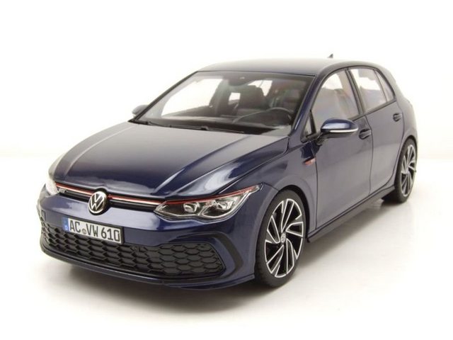 Norev Modellauto VW Golf 8 GTI 2020 dunkelblau metallic Modellauto 1:18 Norev