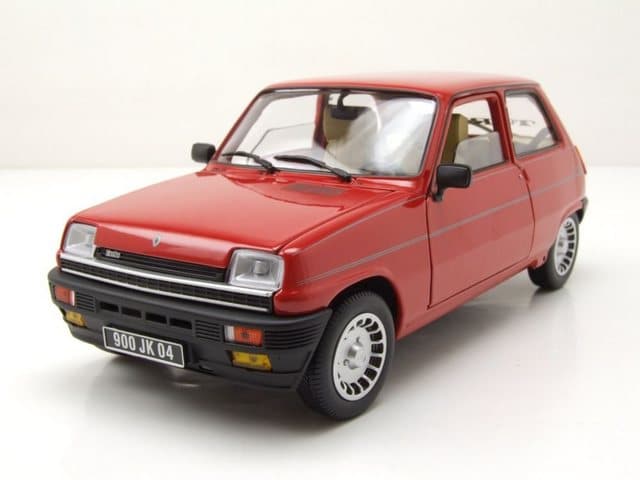 Norev Modellauto Renault 5 Alpine Turbo R5 1982 rot Modellauto 1:18 Norev