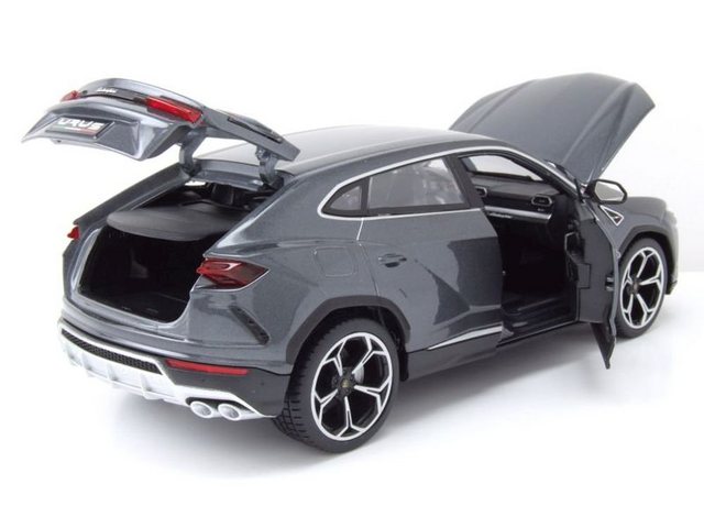 Bburago Modellauto Lamborghini Urus 2018 grau metallic Modellauto 1:18 Bburago