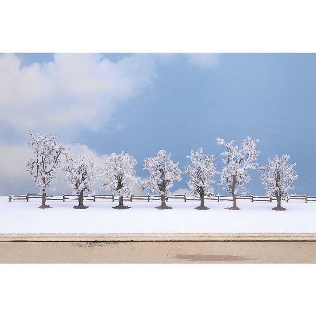 NOCH Modelleisenbahn-Baum 7er-Set Winterbäume