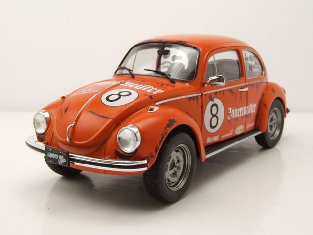 Solido Modellauto VW Käfer 1303 Jägermeister #8 1974 orange Modellauto 1:18 Solido