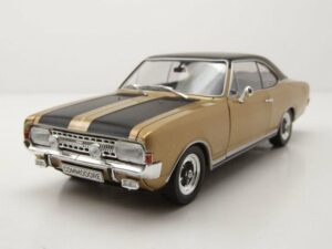 Whitebox Modellauto Opel Commodore A GS/E Coupe gold schwarz Modellauto 1:24 Whitebox