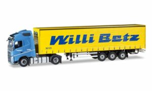 Herpa Modellauto Herpa / Tekno 071314 Volvo FH Gl. Lowliner Gardine