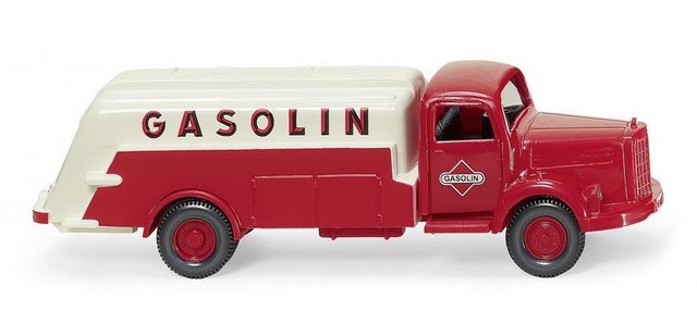 Wiking Modellauto Wiking 78103 Tankwagen (MB) "Gasolin