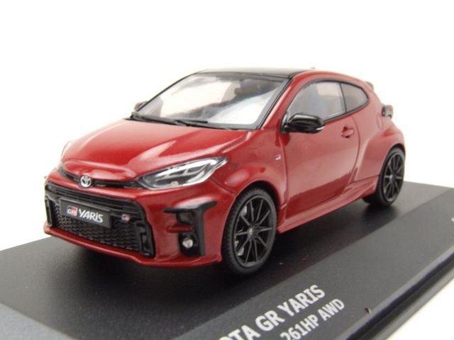 Solido Modellauto Toyota Yaris GR 2020 rot metallic Modellauto 1:43 Solido