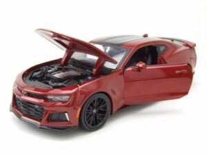 Maisto® Modellauto Chevrolet Camaro ZL1 2017 rot metallic Modellauto 1:24 Maisto