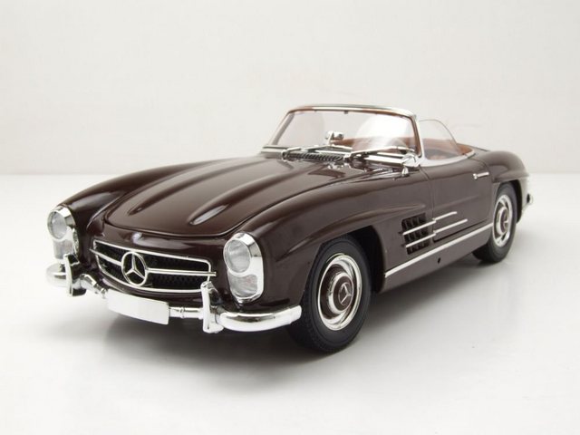 Minichamps Modellauto Mercedes 300 SL Roadster W198 1957 dunkelrot Modellauto 1:18 Minichamp