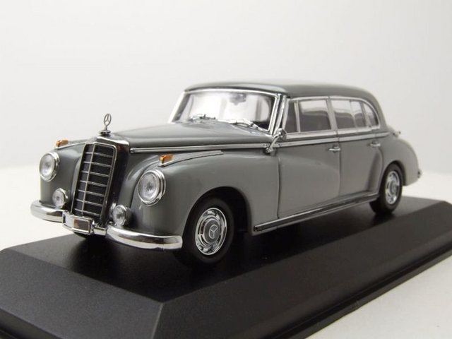 Maxichamps Modellauto Mercedes 300 W186 1951 grau Modellauto 1:43 Maxichamps