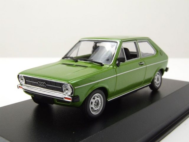 Maxichamps Modellauto Audi 50 1975 grün Modellauto 1:43 Maxichamps