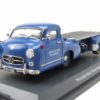 Schuco Modellauto Mercedes Renntransporter Blaues Wunder blau Modellauto 1:43 Schuco