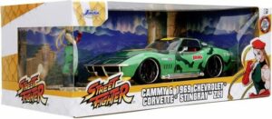 JADA Modellauto Modellauto Street Fighter 1969 Chevrolet Stingray mit Figur 253255061