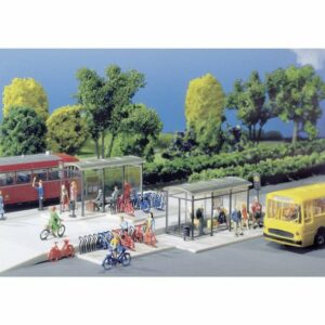 Faller Modelleisenbahn-Fertiggelände H0 Haltestellen City 90-Compact